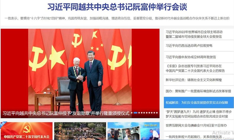 Báo chí Trung Quốc đưa tin đậm nét các hoạt động của Tổng Bí thư Nguyễn Phú Trọng ảnh 2