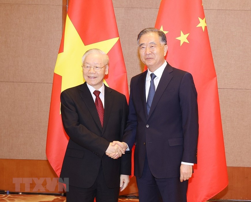 Hình ảnh Tổng Bí thư Nguyễn Phú Trọng hội kiến Chủ tịch Quốc hội và Chủ tịch Chính hiệp Trung Quốc - Ảnh 5.