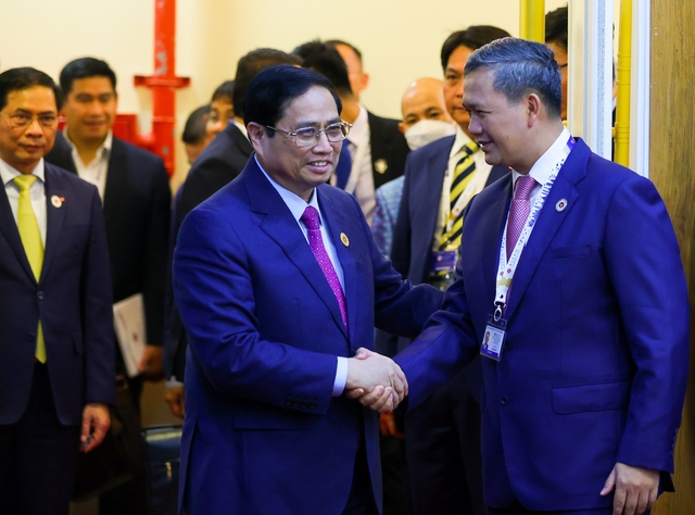 Thủ tướng Phạm Minh Chính gặp các lãnh đạo quốc gia  - Ảnh 8.