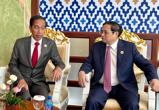 Thủ tướng Phạm Minh Chính gặp các lãnh đạo quốc gia  - Ảnh 6.