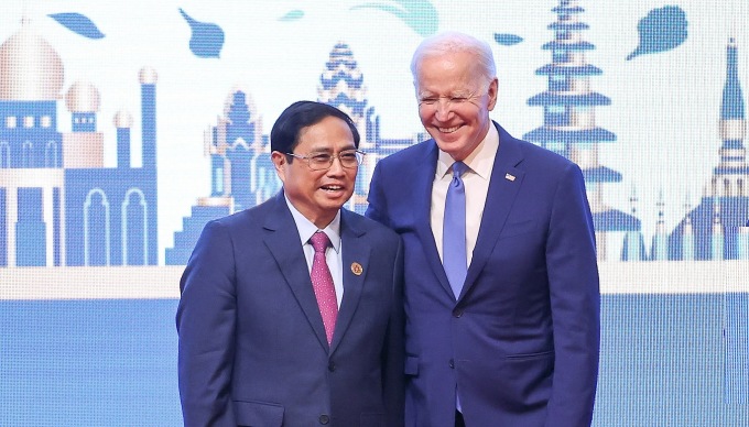 Thủ tướng Phạm Minh Chính gặp các lãnh đạo quốc gia  - Ảnh 1.