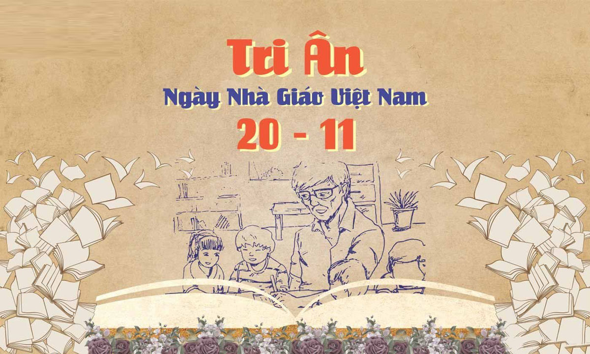 Những mẫu background ý nghĩa chào mừng ngày Nhà giáo Việt Nam 20/11 - Ảnh 7.