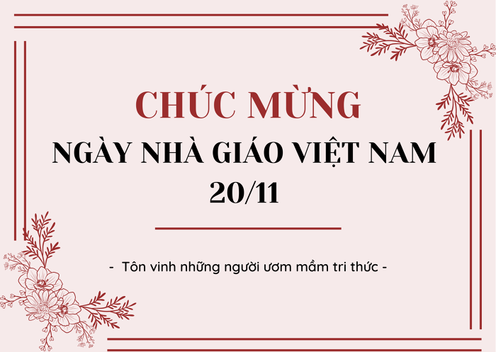Những mẫu background ý nghĩa chào mừng ngày Nhà giáo Việt Nam 20/11 - Ảnh 8.