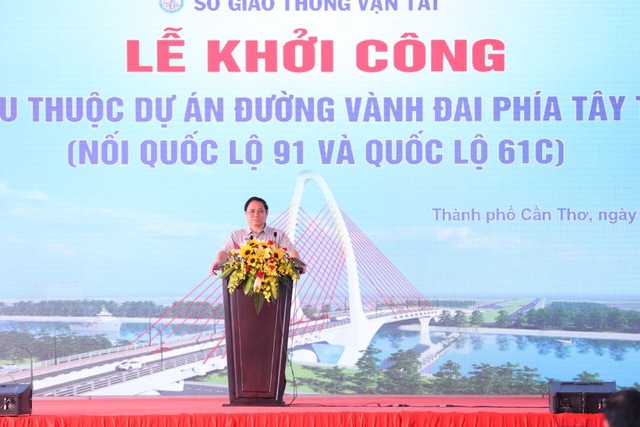 Thủ tướng Phạm Minh Chính dự khởi công dự án tạo động lực phát triển mới cho Cần Thơ - Ảnh 1.