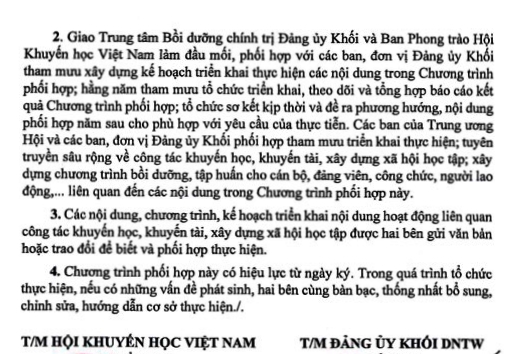 Chương trình phối hợp giữa Đảng ủy Khối Doanh nghiệp Trung ương và Hội Khuyến học Việt Nam - Ảnh 5.