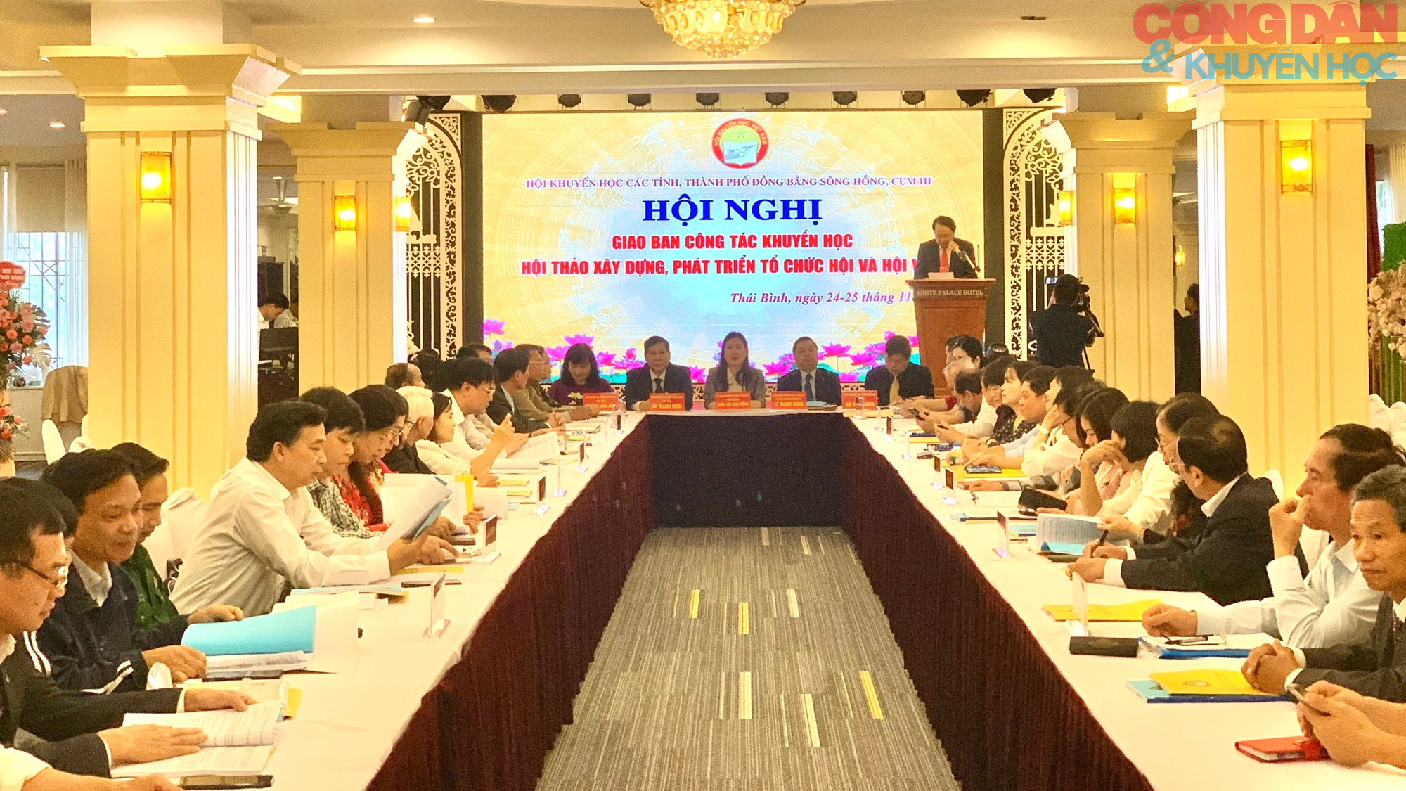 Hội Khuyến học các tỉnh, thành phố Đồng bằng sông Hồng tổ chức Hội nghị giao ban công tác khuyến học - Ảnh 1.