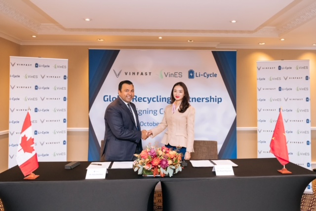 Vines và Li-Cycle công bố hợp tác tái chế pin toàn cầu - Ảnh 2.