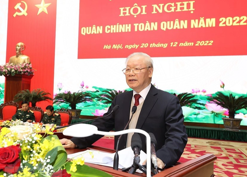 Tổng Bí thư Nguyễn Phú Trọng: duy trì chế độ sẵn sàng chiến đấu, nâng cao sức mạnh của Quân đội - Ảnh 2.