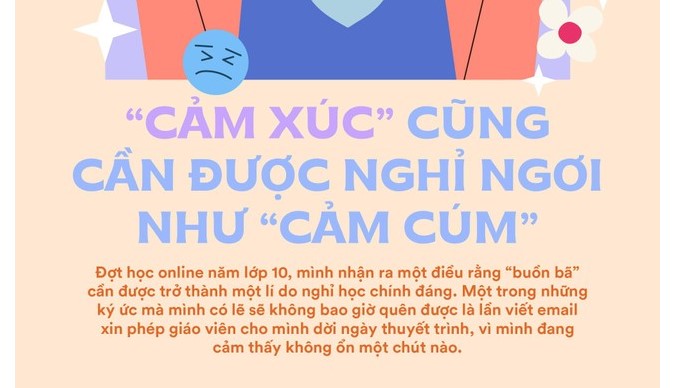 Một đề thi học sinh giỏi Ngữ văn hay: Cảm xúc cũng cần được nghỉ ngơi như cảm cúm - Ảnh 1.