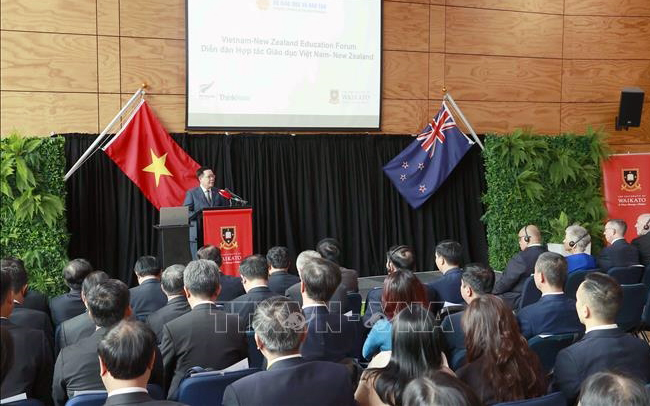 Chủ tịch Quốc hội Vương Đình Huệ dự Diễn đàn Hợp tác giáo dục Việt Nam-New Zealand - Ảnh 2.