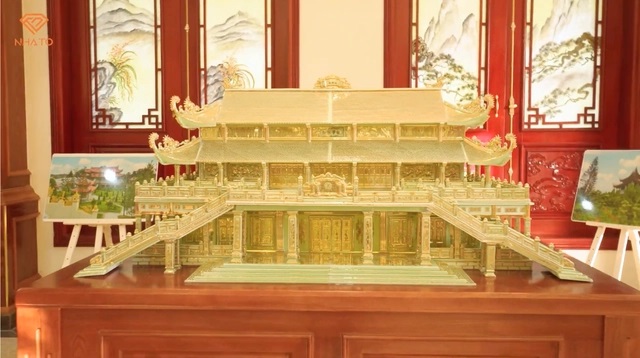 Choáng ngợp nhà thờ tổ toàn gỗ, rộng nghìn m2 của họ Bùi Việt Nam - Ảnh 8.