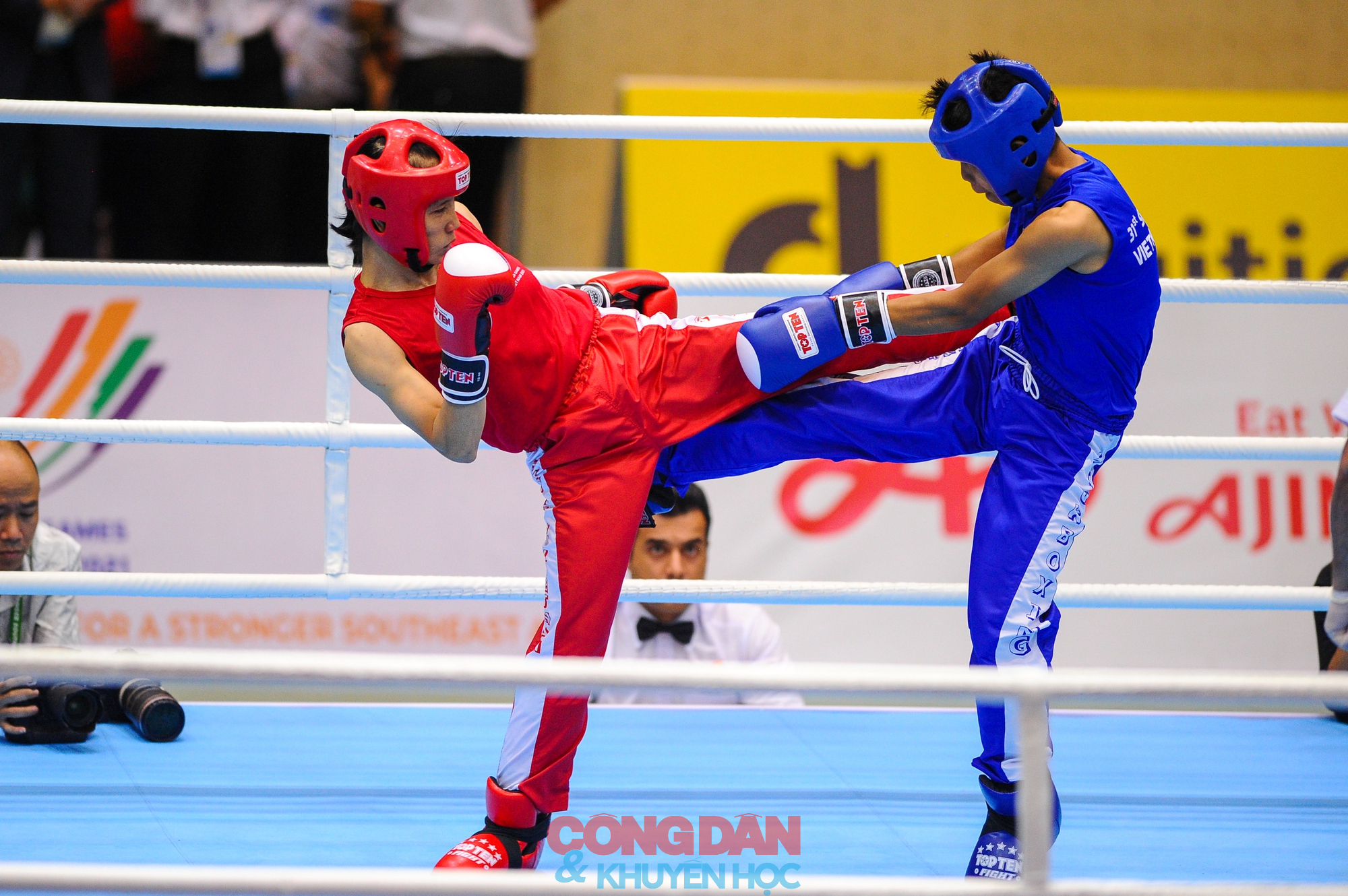 Hình ảnh: kịch tính tuyển kickboxing Việt Nam giành 5 HCV trong đêm chung kết  - Ảnh 4.