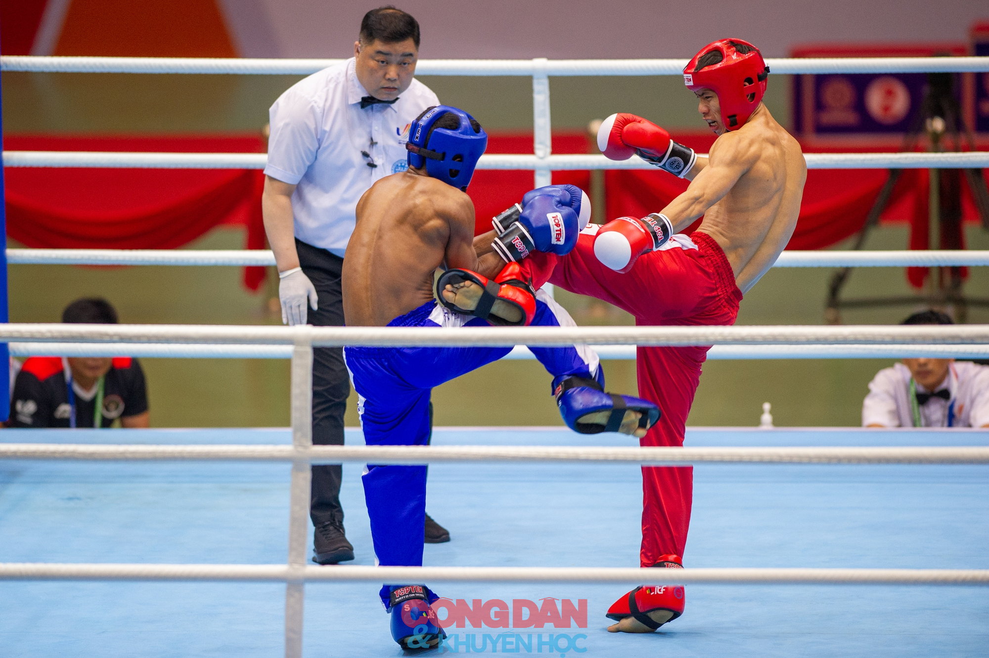 Hình ảnh: kịch tính tuyển kickboxing Việt Nam giành 5 HCV trong đêm chung kết  - Ảnh 2.