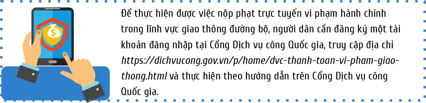 [Infographic] NỘP PHẠT TRỰC TUYẾN VI PHẠM HÀNH CHÍNH TRONG LĨNH VỰC GIAO THÔNG ĐƯỜNG BỘ  - Ảnh 11.