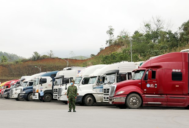 Gần 1000 xe hàng ùn ứ tại các cửa khẩu tỉnh Lạng Sơn - Ảnh 1.
