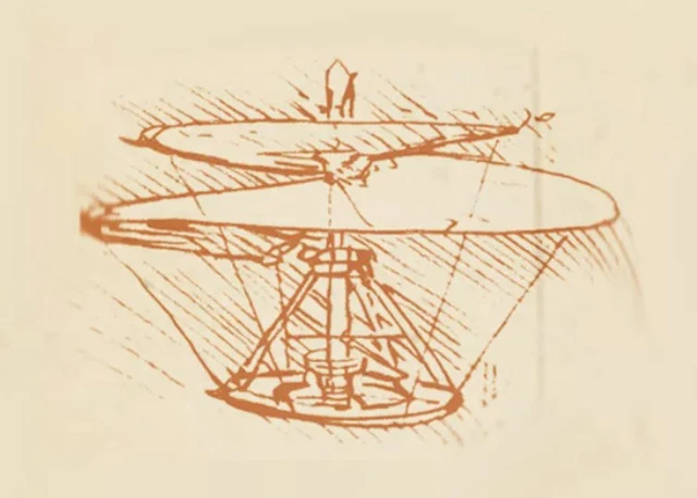 Kể từ thời kỳ phục hưng, trực thăng của Leonardo da Vinci đã trở thành biểu tượng của sự sáng tạo và sự tiến bộ. Bức hình này sẽ đưa bạn đến với một thế giới đầy sáng tạo và phát minh của nhà bác học vĩ đại nhất thế giới.