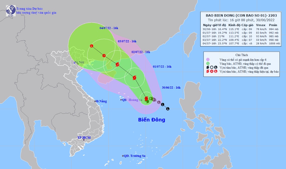 Khẩn cấp ứng phó với cơn bão đầu tiên của năm 2022 - Ảnh 1.