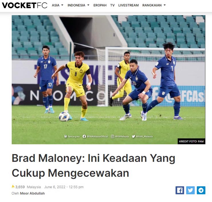 Nội bộ U23 Malaysia rã đám trước thềm trận đấu với U23 Việt Nam - Ảnh 2.