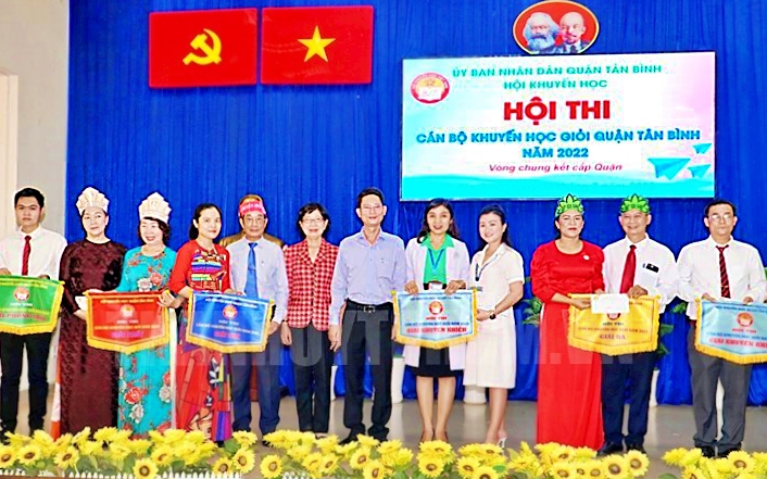 Thành phố Hồ Chí Minh: Thi cán bộ khuyến học giỏi Tân Bình  - Ảnh 1.