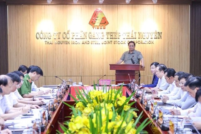 Thủ tướng khảo sát Dự án Gang thép Thái Nguyên  - Ảnh 4.