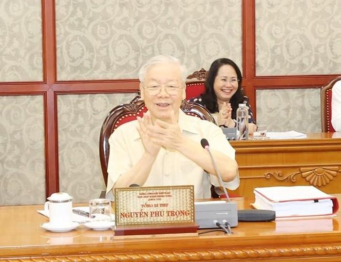 Tổng Bí thư chủ trì họp Bộ Chính trị, Ban Bí thư cho ý kiến các đề án - Ảnh 1.