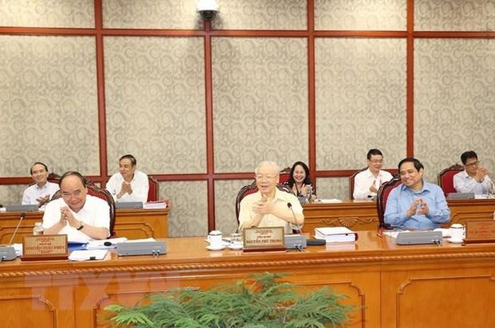 Tổng Bí thư chủ trì họp Bộ Chính trị, Ban Bí thư cho ý kiến các đề án - Ảnh 3.