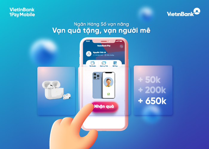 Đón “cơn mưa” ưu đãi khi trải nghiệm VietinBank iPay Mobile - Ảnh 1.