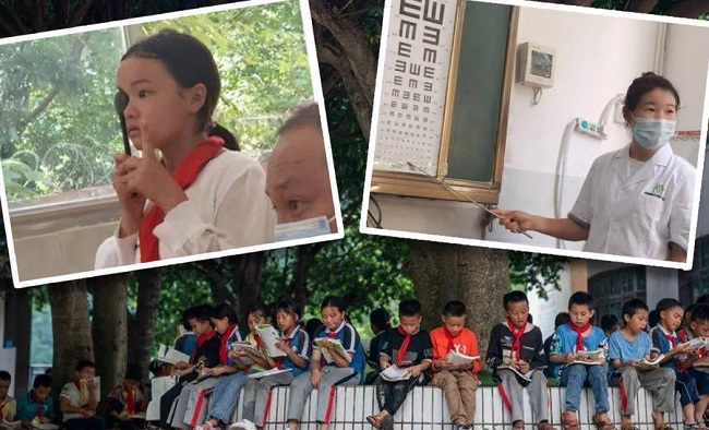 Vì sao một trường tiểu học ở Trung Quốc không có học sinh cận thị? - Ảnh 1.