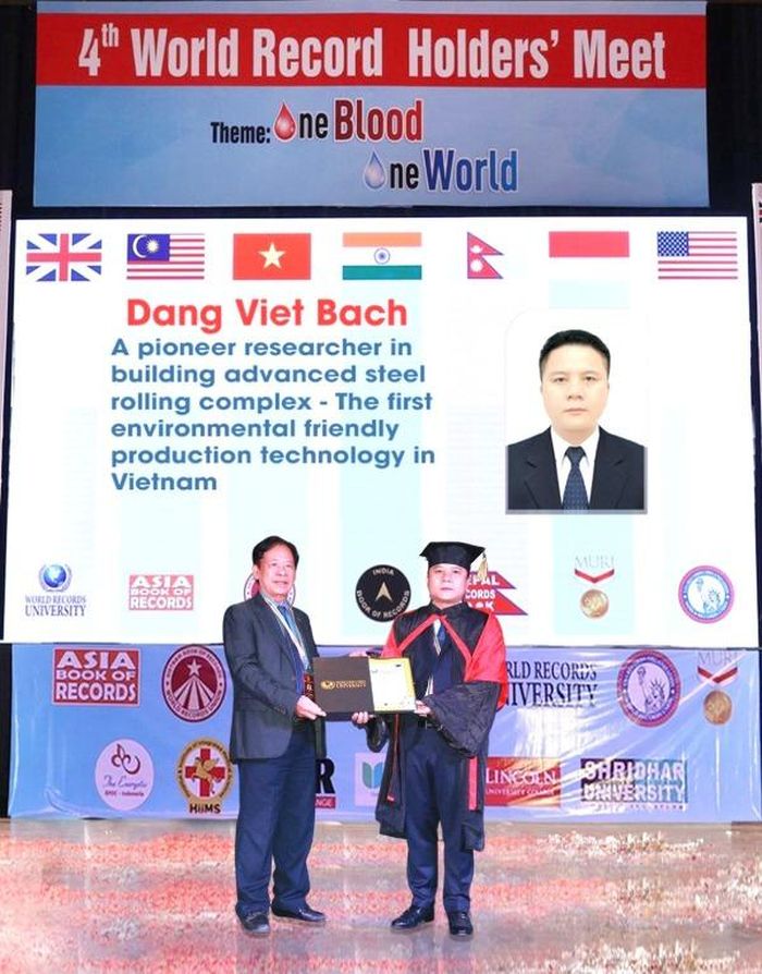 Doanh nhân Việt lập kỷ lục thế giới về sản xuất thép bằng công nghệ thân thiện môi trường - Ảnh 1.