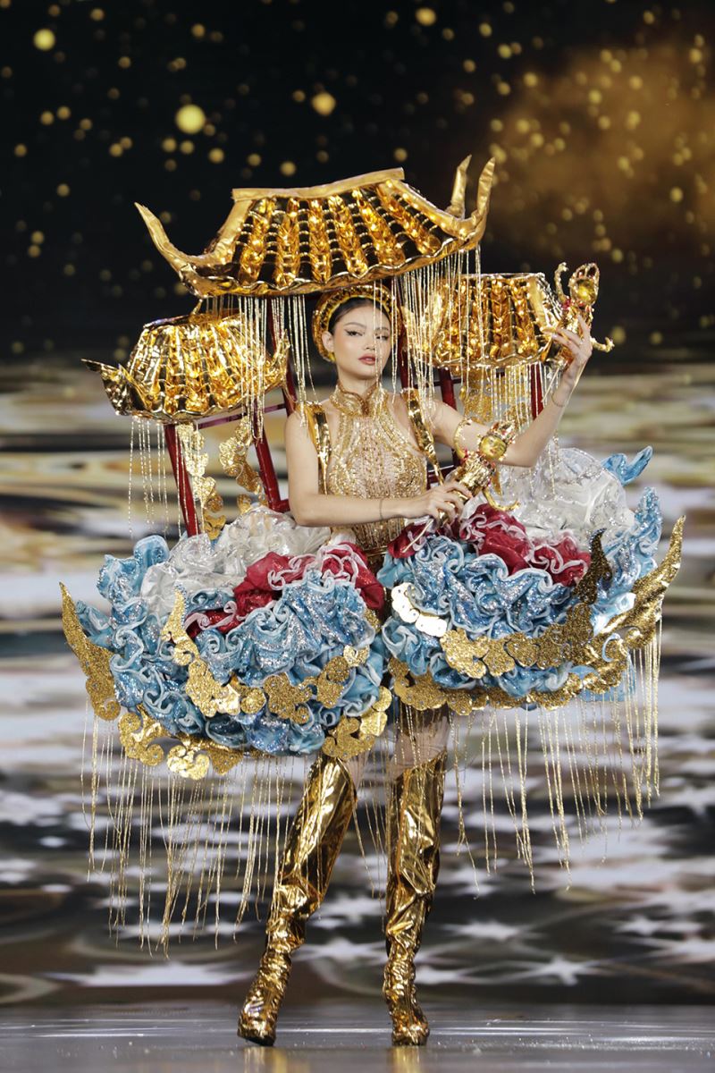 Miss Grand Vietnam 2022: Đêm trình diễn Trang phục Văn hóa Dân tộc đầy màu sắc - Ảnh 23.