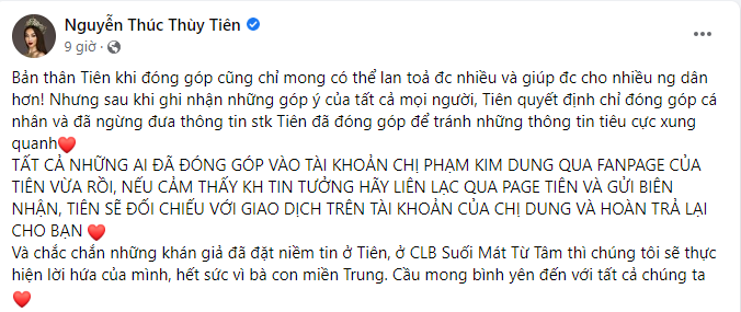 Bão số 4 đổ bộ: Các hoa hậu kêu gọi từ thiện, ca sĩ Khắc Việt ủng hộ 500 triệu qua MTTQVN - Ảnh 5.