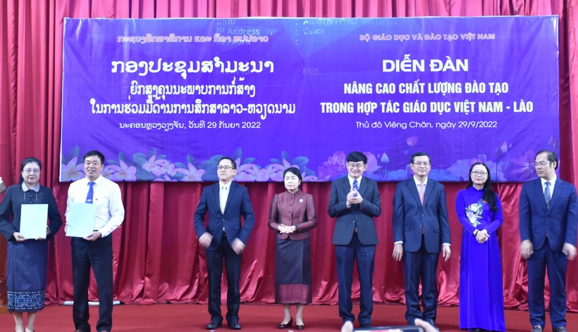 Diễn đàn về hợp tác giáo dục Việt Nam - Lào: 24 biên bản được ký kết  - Ảnh 5.