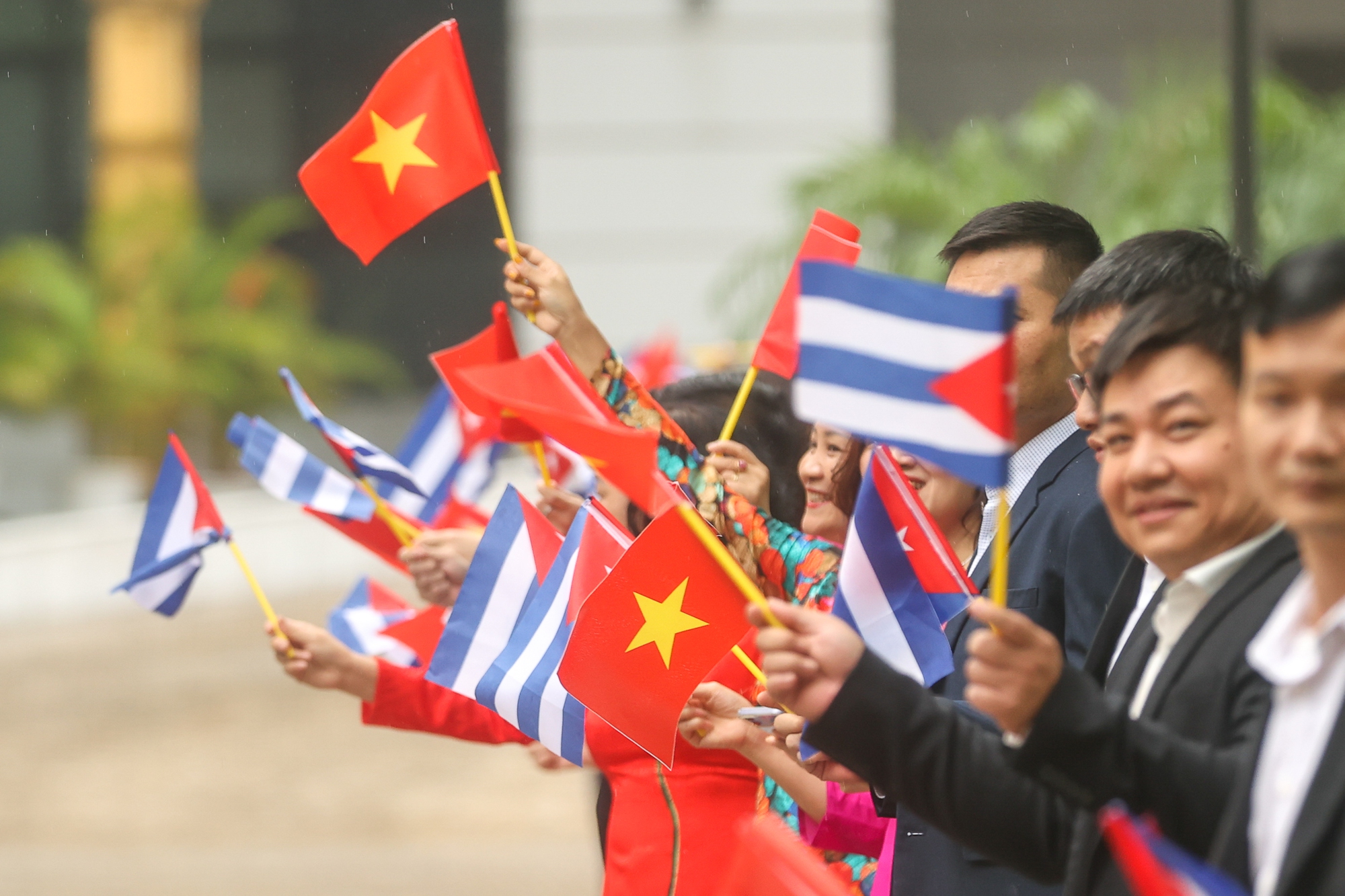 Chùm ảnh: Thủ tướng Phạm Minh Chính đón, hội đàm với Thủ tướng Cộng hòa Cuba - Ảnh 4.