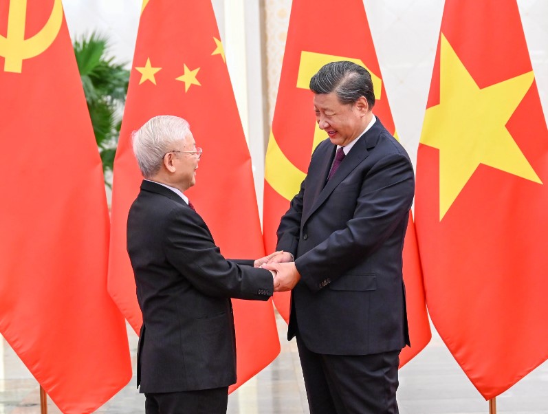 Tổng Bí thư Nguyễn Phú Trọng và Tổng Bí thư, Chủ tịch Trung Quốc Tập Cận Bình trao đổi Thư chúc mừng năm mới - Ảnh 1.