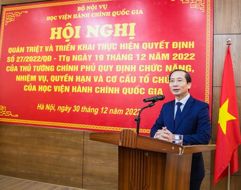 Phó Giáo sư Nguyễn Bá Chiến làm Giám đốc Học viện Hành chính Quốc gia - Ảnh 1.
