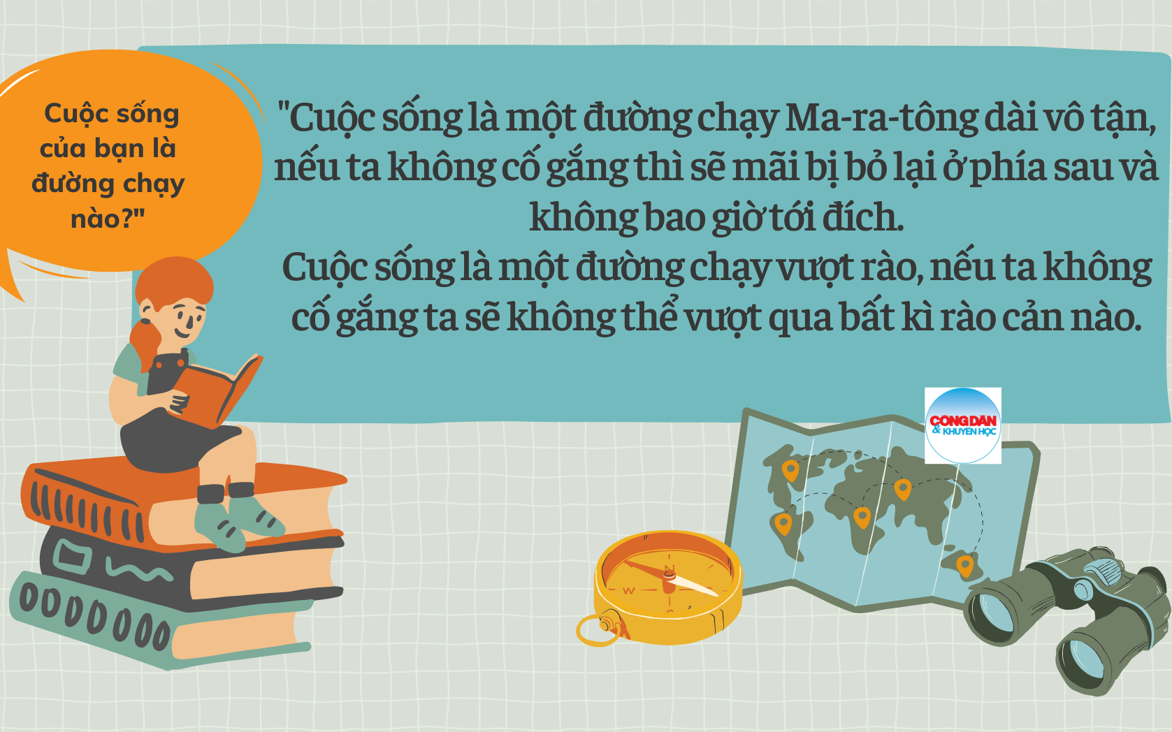 Đề thi học sinh giỏi Văn tỉnh Quảng Bình: Cuộc sống là đường chạy ma-ra-tông hay vượt rào?