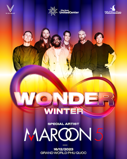 &quot;8Wonder&quot; đưa Maroon 5 đến Phú Quốc United Center - Ảnh 1.