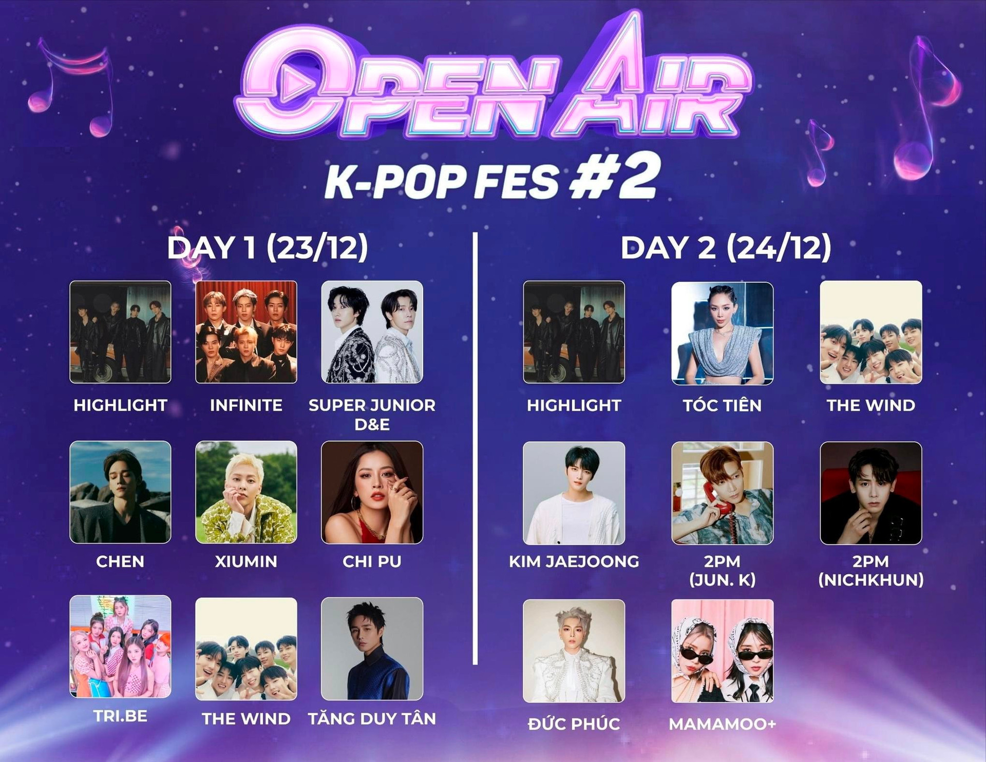 Open Air 2 Kpop Festival Người hâm mộ Việt đón giáng sinh cùng loạt