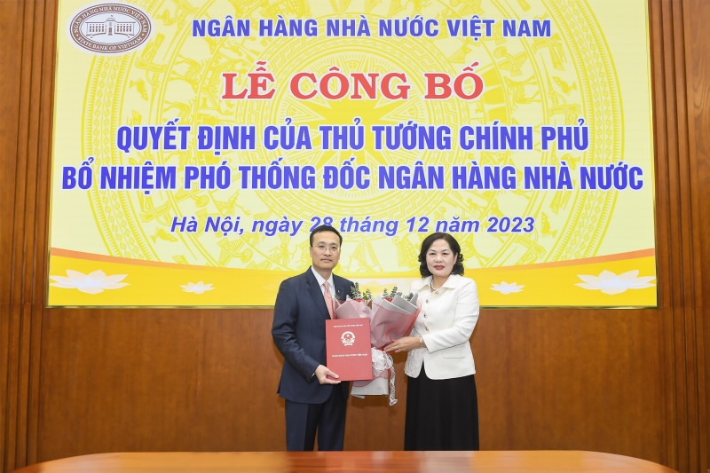 Chủ tịch Vietcombank được bổ nhiệm làm Phó Thống đốc Ngân hàng Nhà nước- Ảnh 1.