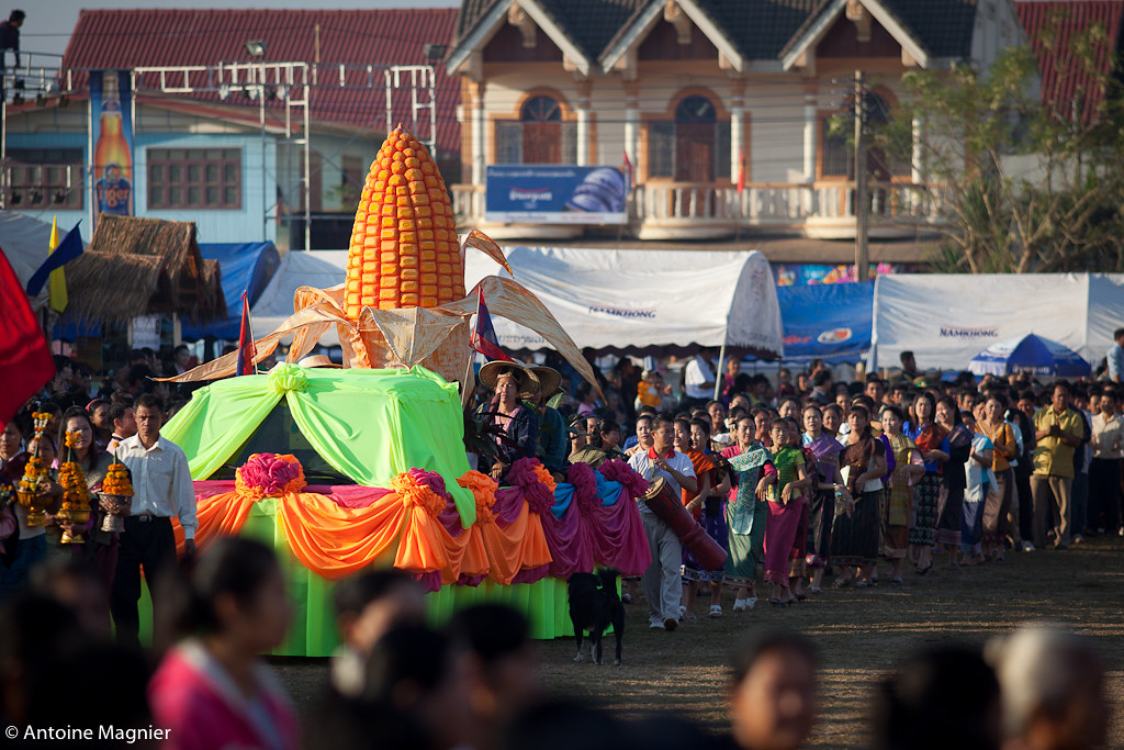 Ngắm linh vật quốc gia Lào tại Lễ hội Voi Xayaboury - Ảnh 6.