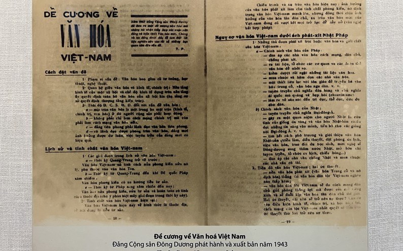 Đề cương về Văn hóa Việt Nam - Văn kiện mang tầm vóc cương lĩnh đầu tiên của Đảng ta về văn hóa