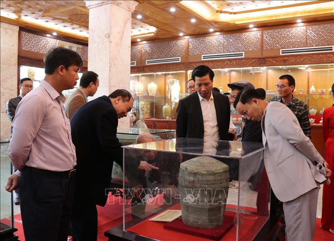 Bắc Ninh đón nhận Quyết định công nhận bảo vật quốc gia Thạp đồng văn hóa Đông Sơn - Ảnh 4.