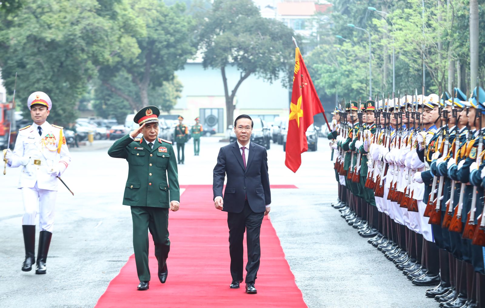 Chủ tịch nước Võ Văn Thưởng dự Tuyên dương gương mặt trẻ tiêu biểu, gương mặt trẻ triển vọng toàn quân năm 2022 - Ảnh 1.
