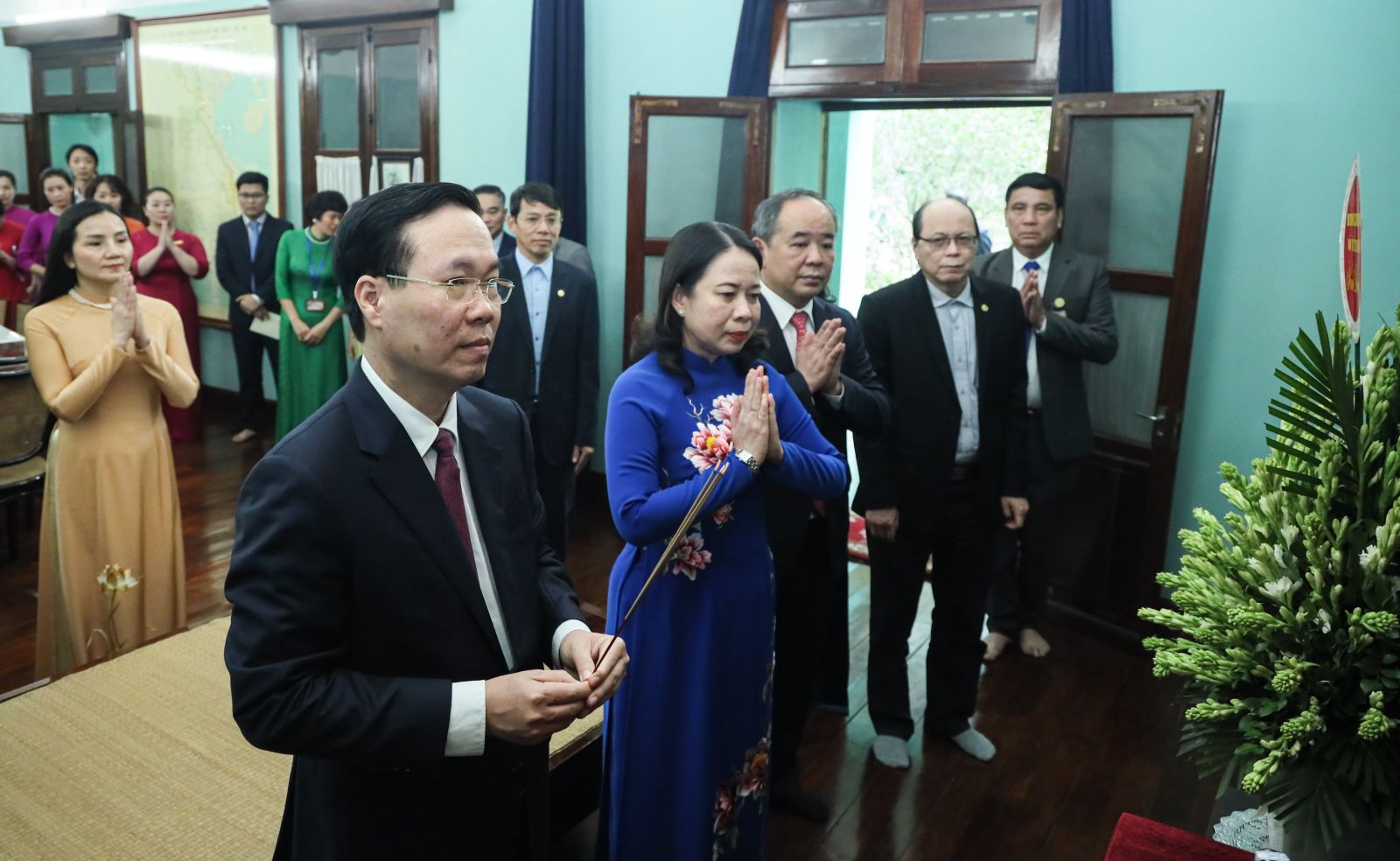 Chủ tịch nước Võ Văn Thưởng gặp gỡ cán bộ Văn phòng Chủ tịch nước - Ảnh 7.