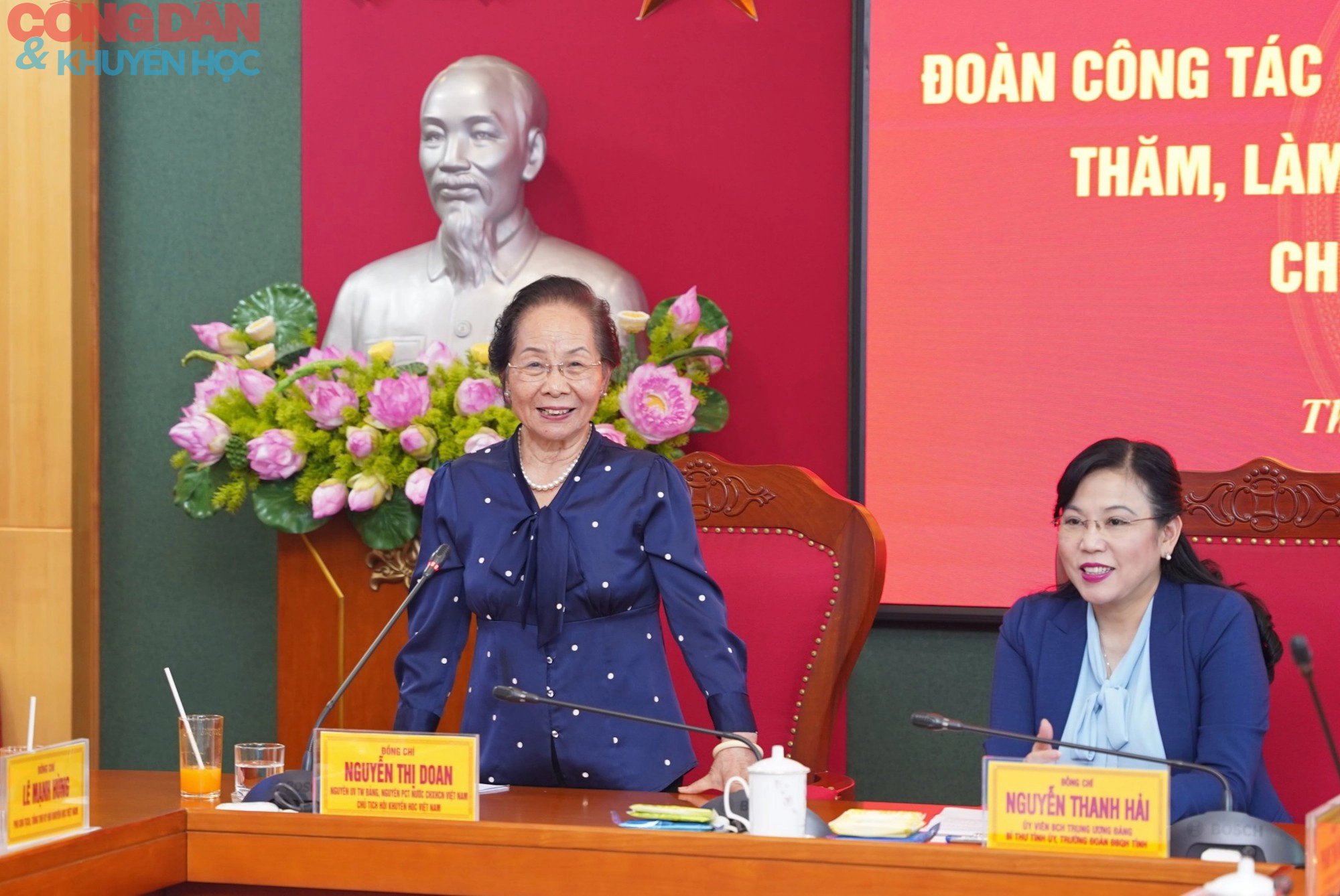 Trung ương Hội Khuyến học Việt Nam trao học bổng khuyến học tại Thái Nguyên - Ảnh 3.