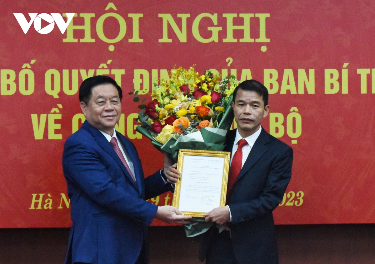 Ông Vũ Thanh Mai giữ chức Phó Trưởng Ban Tuyên giáo Trung ương - Ảnh 1.
