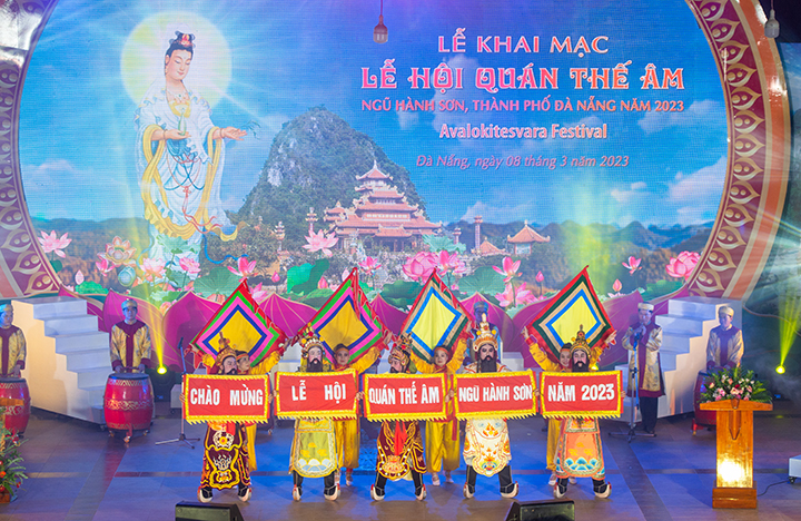 Khai mạc Lễ hội Quán Thế Âm Ngũ Hành Sơn, Đà Nẵng năm 2023 - Ảnh 1.