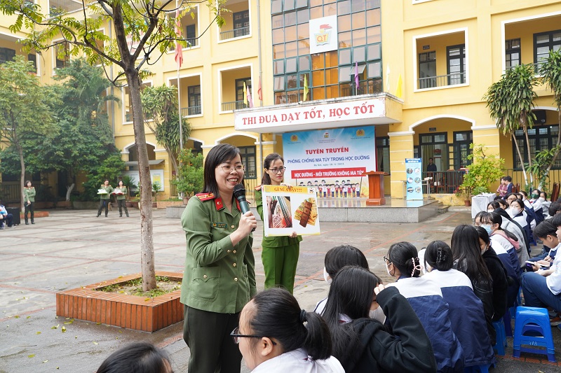 Hà Nội: Thêm gần 1.000 học sinh được trang bị kiến thức phòng chống ma túy - Ảnh 1.