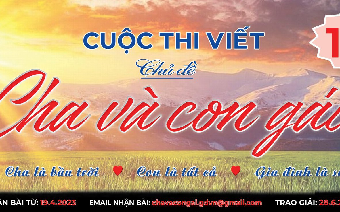 Tạp chí Gia đình Việt Nam phát động cuộc thi viết “Cha và Con gái”