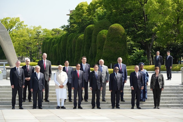 Ba thông điệp của Việt Nam về hòa bình, ổn định và phát triển tại Hội nghị thượng đỉnh G7 mở rộng - Ảnh 3.